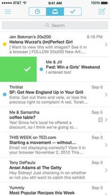 Mailbox app screenshot